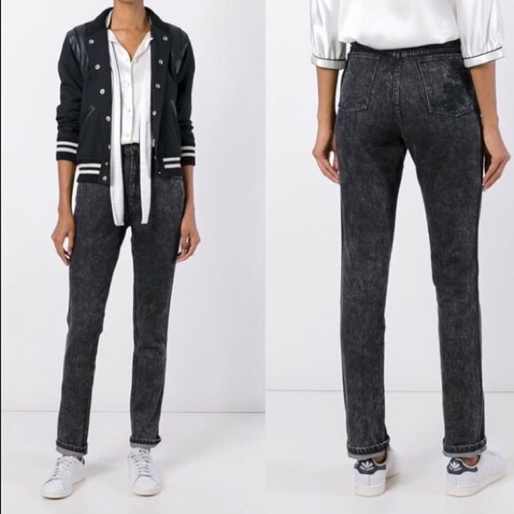 Marc Jacobs x Disney Acid Wash Jeans Mickey Mouse high rise no stretch 29 - Picture 2 of 7